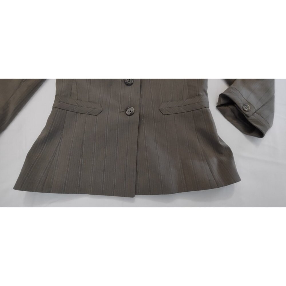 ANTONIO MELANI   Structured Classic Blazer Jacket Top Size 0 Dark Gray - Picture 2 of 13